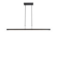 Masterlight Hanglamp eettafel - kantoorReal 3 130cm zwart - 2976-81-S-P-DW