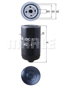 Oliefilter KNECHT, Diameter (mm)93,2mm, u.a. für VW, Volvo