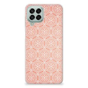 Samsung Galaxy M33 TPU bumper Pattern Orange