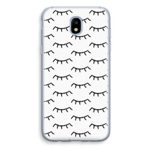 Wimpers: Samsung Galaxy J5 (2017) Transparant Hoesje