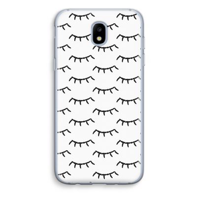 Wimpers: Samsung Galaxy J5 (2017) Transparant Hoesje