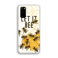 Let it bee: Samsung Galaxy S20 Transparant Hoesje