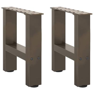 Salontafelpoten 2 st 30x (30-31) cm staal naturel staal
