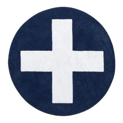 Vloerkleed Blue X, 3D effect Showmodel