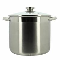 Casserolepan met deksel Menastyl Staal Roestvrij staal Casserolepan met deksel Menastyl Staal Roestvrij staal