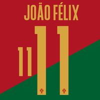 João Félix 11 (Officiële Portugal Bedrukking 2022-2023) - thumbnail