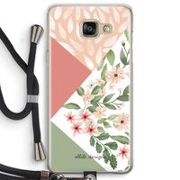 Sweet heaven geometrics: Samsung Galaxy A5 (2016) Transparant Hoesje met koord
