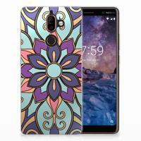 Nokia 7 Plus | TPU Case | Purple Flower