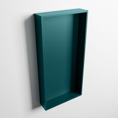 MONDIAZ EASY Nis 59,5x29,5cm in solid surface kleur Smag | Smag. 1 vak geschikt voor in- of opbouw