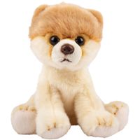 Pluche knuffel dieren Pomeranian/Dwergkeeshond 13 cm - thumbnail