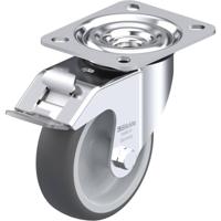 Blickle L-PATH 100G-FI Zwenkwiel met rem Wieldiameter: 100 mm Draagvermogen (max.): 200 kg 1 stuk(s)
