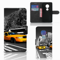 Motorola Moto G7 Play Flip Cover New York Taxi - thumbnail