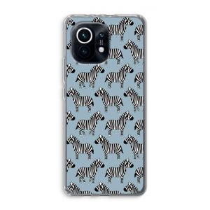 Zebra: Xiaomi Mi 11 Transparant Hoesje