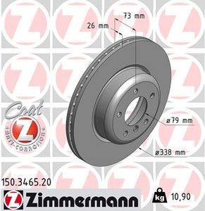Remschijf Coat Z 150346520
