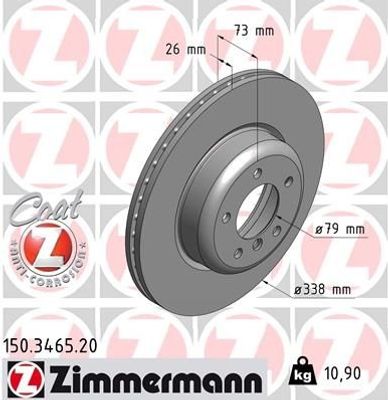Remschijf Coat Z 150346520