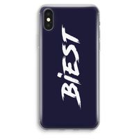 Biest: iPhone XS Max Transparant Hoesje