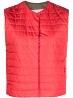 Mackintosh gilet Isabel à design matelassé - Rouge - thumbnail