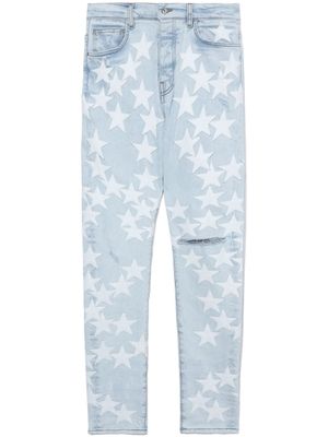 AMIRI jean Chemist à effet délavé - Bleu