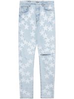 AMIRI jean Chemist à effet délavé - Bleu