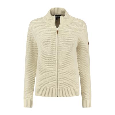 Travelin&apos; Women - mock neck - Ecru - Maat XXL