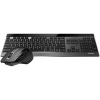 Rapoo 9900M Multi-mode Wireless Ultra-slim Combo Set Toetsenbord Zwart