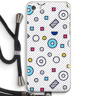 8-bit N°9: iPhone 5 / 5S / SE Transparant Hoesje met koord