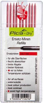 Pica Navulling rood 4031 Dry, 10st.