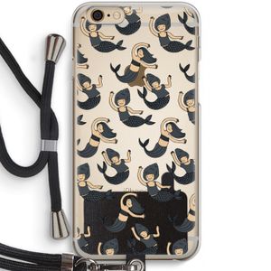 Zeemeermin: iPhone 6 / 6S Transparant Hoesje met koord