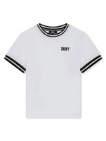 Dkny Kids t-shirt en coton biologique à logo imprimé - Blanc - thumbnail