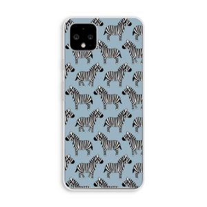 Zebra: Pixel 4 XL Transparant Hoesje