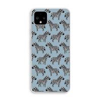 Zebra: Pixel 4 XL Transparant Hoesje