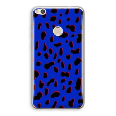Blue Leopard: Huawei Ascend P8 Lite (2017) Transparant Hoesje