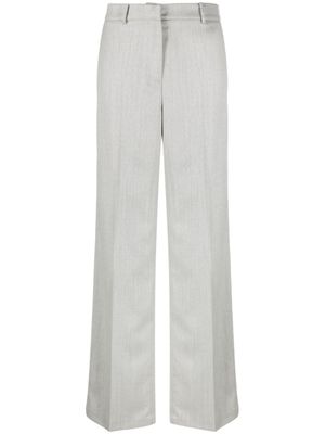Magda Butrym pantalon droit à taille haute - Gris