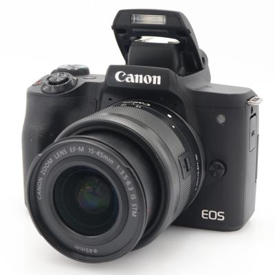 Canon EOS M50 mark II + EF-M 15-45mm f/3.5-6.3 IS STM occasion (incl. BTW)
