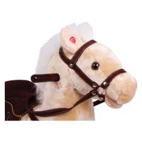 Small Foot houten schommelpaard pluche shaggy