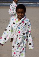 Little multi dottie / kinder badjas - XXL (14-16 jaar) - thumbnail