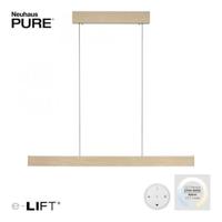 Neuhaus PURE® Hanglamp PURE E-MOTION Gold e-LIFT 120cm incl. Remote