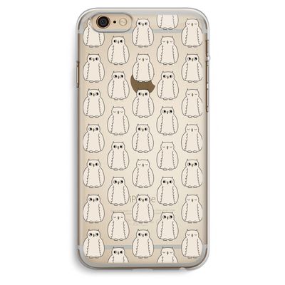 Uilen: iPhone 6 Plus / 6S Plus Transparant Hoesje