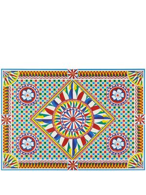 Dolce & Gabbana lot de 36 sets de table à imprimé Carretto - Jaune