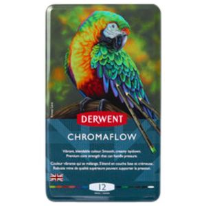 Kleurpotloden Derwent Chromaflow set ÃƒÆ’ 12 kleuren