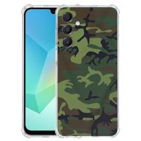 TPU Telefoonhoesje Samsung Galaxy A17 - Army Dark schokabsorberende backcover TPU Telefoonhoesje Samsung Galaxy A17 - Army Dark schokabsorberende backcover