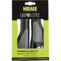 Mirage Fiets Handvatten Comfortabel & Duurzaam Zwart/Grijs - thumbnail
