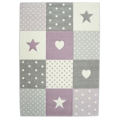 Kindervloerkleed Pastel Kids 20339-250 Lila-200 x 290 cm