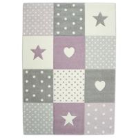 Kindervloerkleed Pastel Kids 20339-250 Lila-200 x 290 cm Kindervloerkleed Pastel Kids 20339-250 Lila-200 x 290 cm