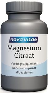 Nova Vitae Magnesium Citraat 200mg Tabletten 180st