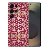 TPU Hoesje Samsung Galaxy S25 Ultra - Barok Pink Backcover TPU Hoesje Samsung Galaxy S25 Ultra - Barok Pink Backcover
