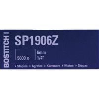 Nieten bostitch sp1906z stl 6mm rechte rug 5000st
