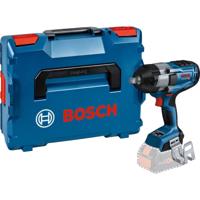 Bosch Blauw GDS 18V-1000 Professional Accu-slagmoersleutel | 1.000 Nm | Zonder accu en lader | In L-BOXX - 06019J8301