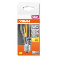 OSRAM 4058075124707 LED-lamp Energielabel D (A - G) E27 Peer 11 W = 100 W Warmwit (Ø x l) 60 mm x 105 mm 1 stuk(s) - thumbnail