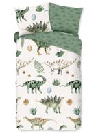 Good Morning Kinderdekbedovertrek "dinosaurussen" - Multi - (140x200/220 cm) - Katoen